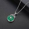 BELLA BOX Hot-selling Green-shaped Gorgeous Personalized Clavicle Chain Simple Crystal Necklace For Women Wedding Jewelry Wholesale