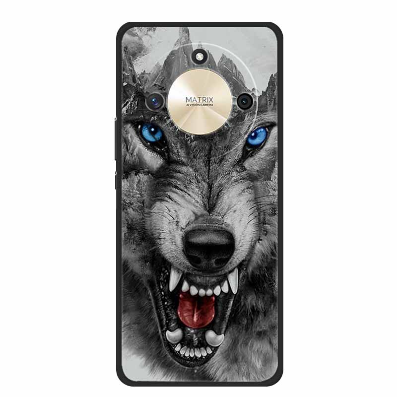 For Honor X9c Smart Case Animals Soft Silicone TPU Phone Cases Back Cover for Honor X9c Smart Protective Shockproof Cool Capa