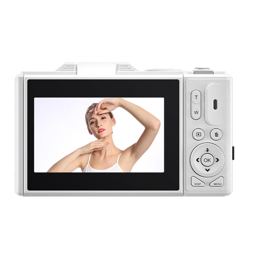Digital Camera 5K 75MP HD 18X Zooming Autofocus 180 Degree   Screen Anti Shake Retro Digital Camera for Selfie Travel