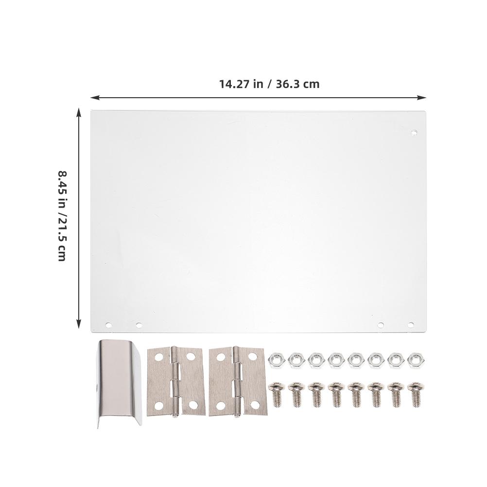 Панель двери аппарата для попкорна 33,4x21,5 см ПВХ Прозрачный Утолщенный Пластик Запасная Перегородка Аксессуары для Коммерческого Кухонного Оборудования
