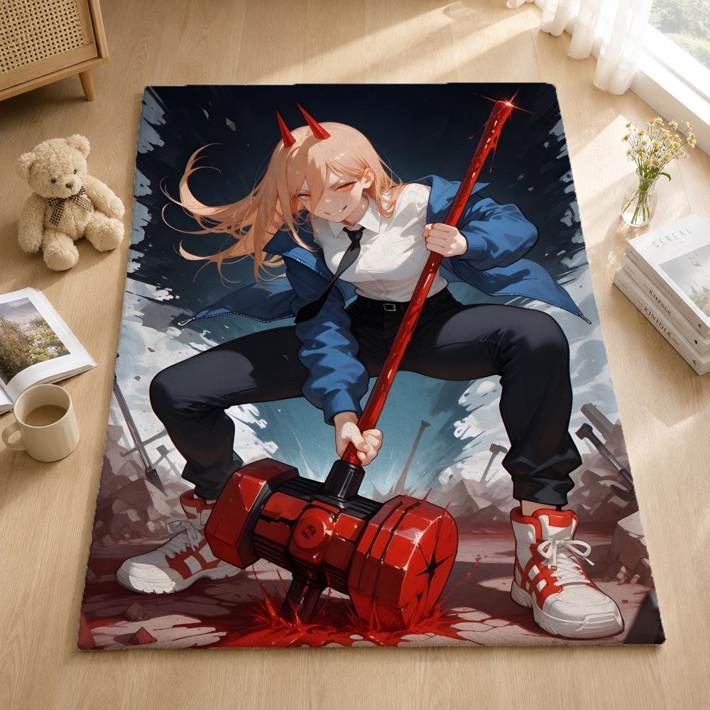 Anime C-Chainsawman Throw Blankets Soft Warm Flannel Blanket Bedding For Bed Living Room Home Sofa