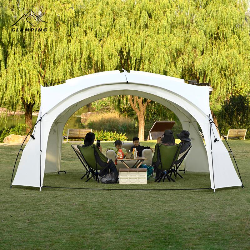 Extra Thick Windproof Dome Canopy Tent - Blackout, Rainproof, Sunshade, and Sun Protection for Outdoor Camping