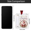 Clear Acrylic Christmas Tree Holder Hanging Ornament for Holiday Home Decor