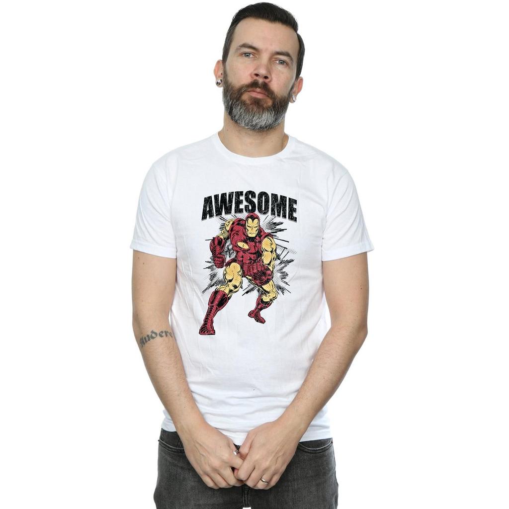 Marvel Mens Awesome Iron Man T-Shirt