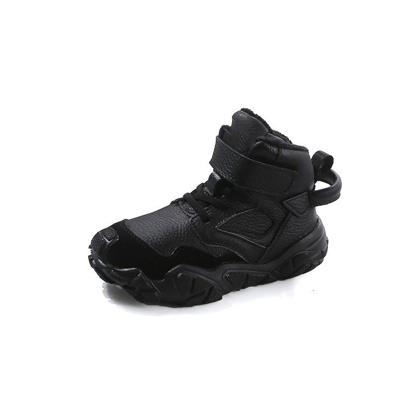 

Мальчики хлопковые туфли зима 2025 новые детские бархатные спортивные туфли девочки две хлопковые туфли кожаные утолщенные теплые зимние туфли 32-37 yards, 6 pairs in one hand