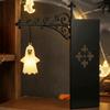 Wrought Iron Street Lamp Bookends Button Cell Battery Powered Bookmark Light  Study Room