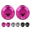 2PCS Cycle Pedal Dust Proof Cover Cap M14 9mm Aluminum Alloy Pedal Protective Locking Screw for Moun