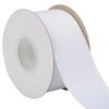 [Tekdeere]Width 50mm Solid White Grosgrain Ribbon, Perfect for Gift Wrapping, Sewing, Hair Accessories, Wedding Decorations - 22 Meters/roll