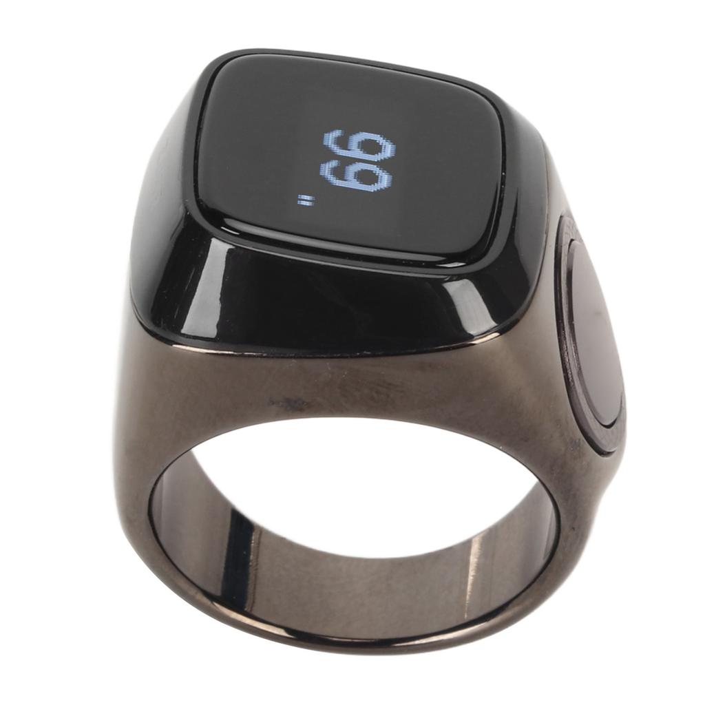 22MM Electronic Counter 0.49in Digital Display Intelligent Counting Finger Ring with Charging Storage Case