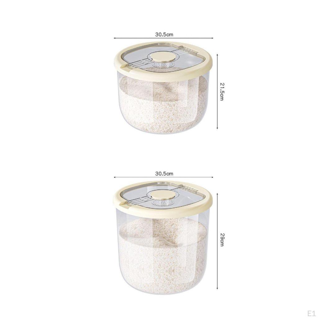 Rice Storage Container HumidityResistant Sealed Grain Bin Versatile Airtight Food