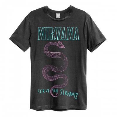 Amplified Unisex Adult Serve The Servants Nirvana T-Shirt