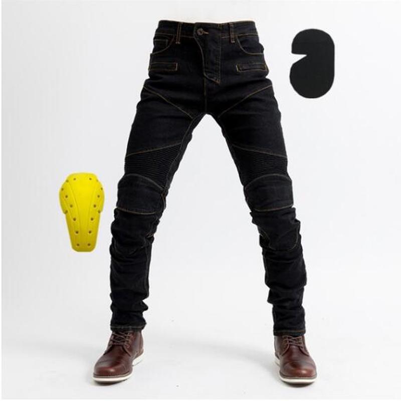 

Jeans Men Motocross Pants Enduro Riding Pants Motocross Off-Road Racing Sports Knee Protect Trousers XXXL чорний