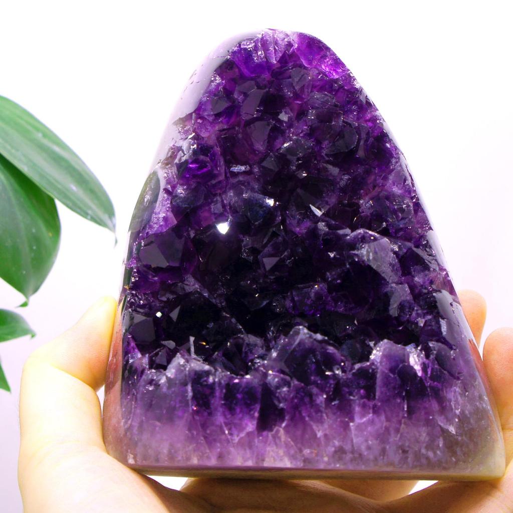 Amethyst Natural Carefully Approximately [TANAKA YA] Cluster, 1003g, Quartz, Selected, High-Quality, 1209863mm, 1003g, ...