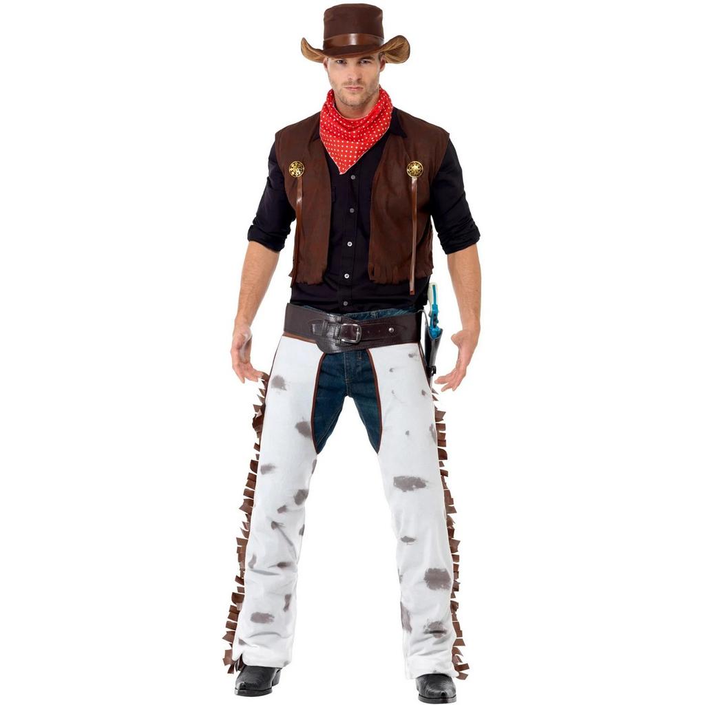 Smiffys Mens Cowboy Costume Set