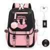 Peripheral Printed Backpack Female Fashion Student Multifunctional Casual School Bag