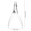 Stainless Steel Nail Clipper Set Sharp Durable Non Slip Grip for Thick Toenail Fingernail Trimmin