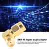 5pcs SMA J Male To SMA K Female Right Angle Bend Adapter Connector Converter