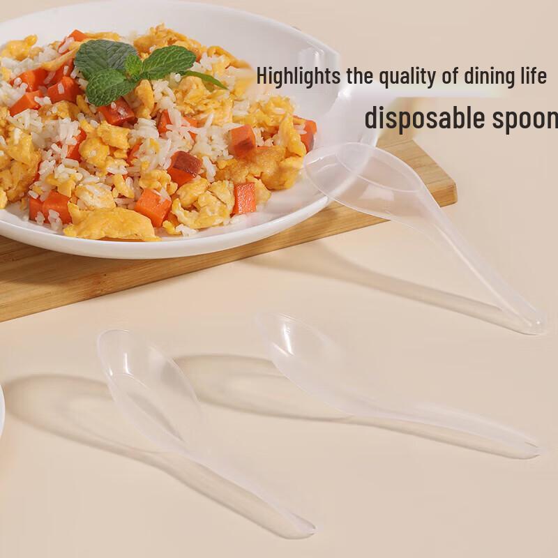 Disposable Plastic Soup Spoons