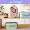 Microwave Safe Plastic Bento Box With Divider For Adults And Office Lunches