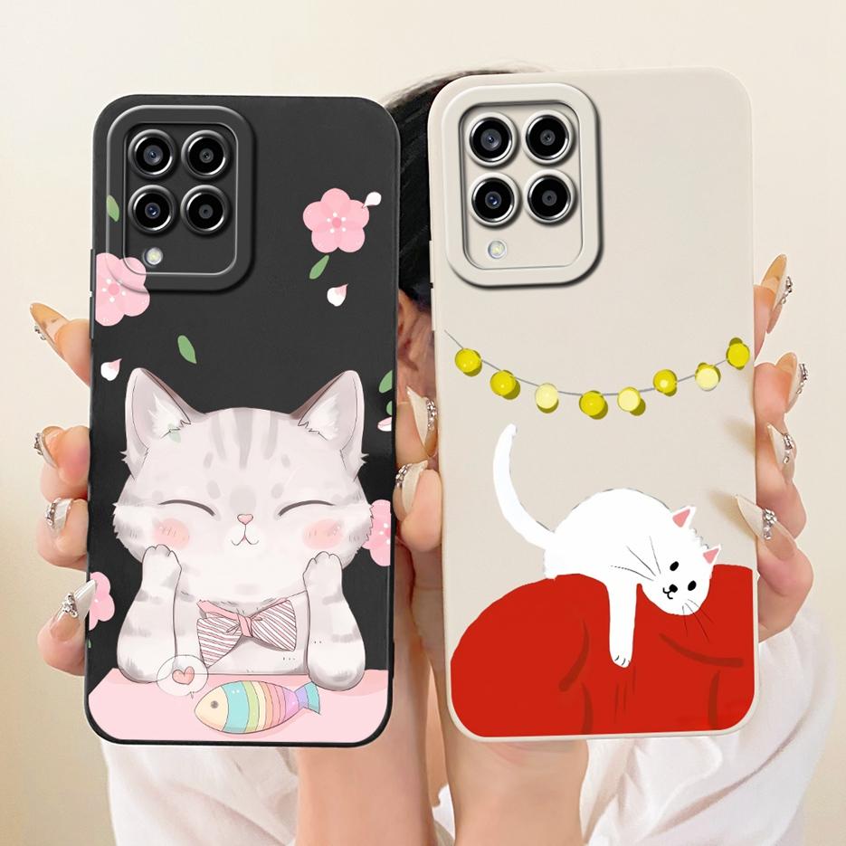For Samsung Galaxy M33 5G Case SM-M336B Cute Rabbit Cartoon Cover Soft TPU Phone Cases For Samsung M33 M 53 Galaxy M53 5G Fundas