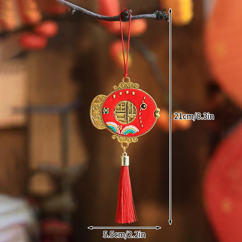2025 Spring Festival Lantern Pendant Chinese New Year Ornaments Party Hanging Decor Bonsai Pendants Lunar New Year Decoration