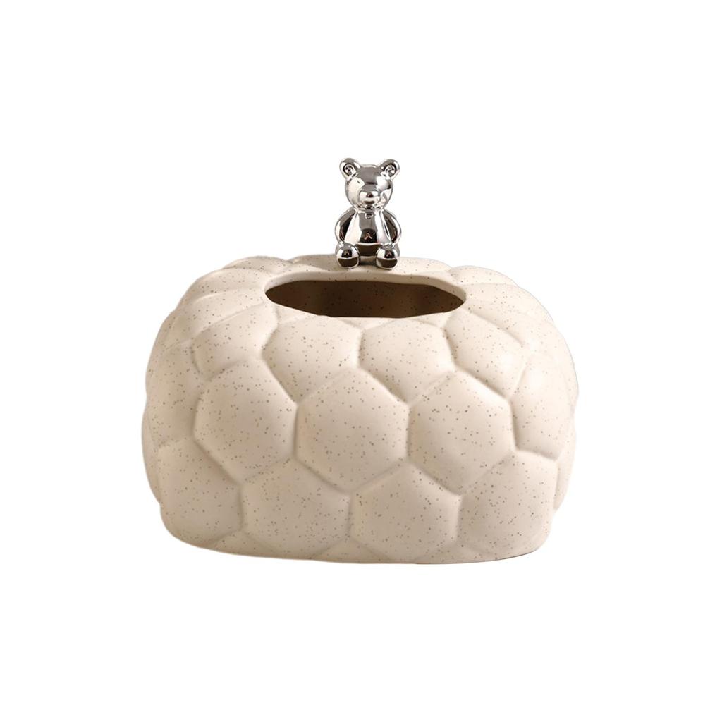 ceramic Tissue Box Cover Decorative Facial Tissue Holder Case Toilet Paper