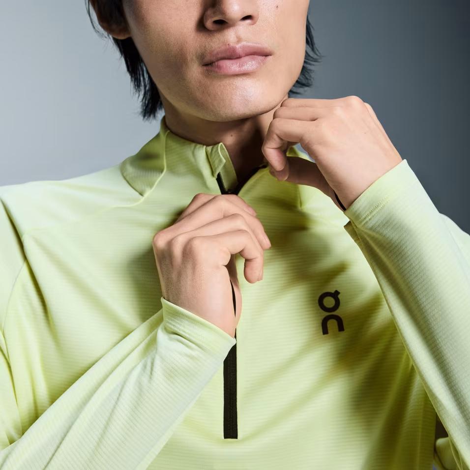 On Climate Comfortable Versatile Fashi Lg Sleeve Shirt Men Shirts Light-Yellow 1ME10601258