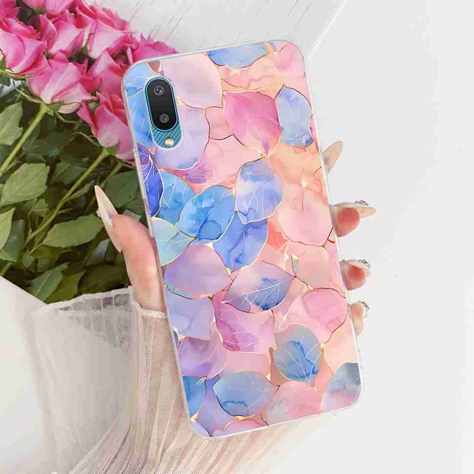 For Samsung Galaxy A02 Case SM-A022F Soft Silicone Colorful Painted Cover Case For Samsung A02 A 02 Galaxy M02 M022F Fundas Bags