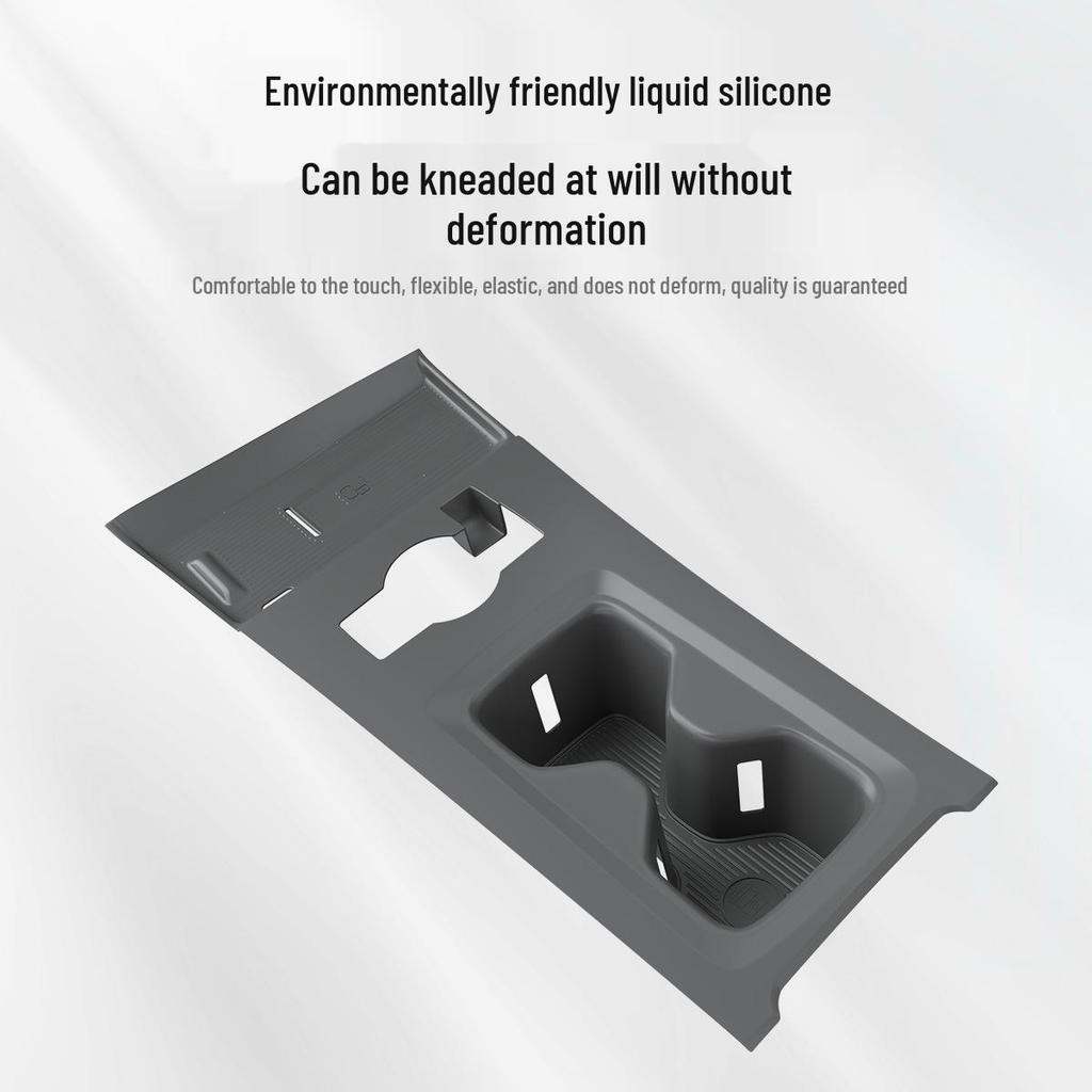 Volkswagen Tiguan L-Pro Console Silicone Protective Mat for 24 Models - Full Coverage Car Accessory.