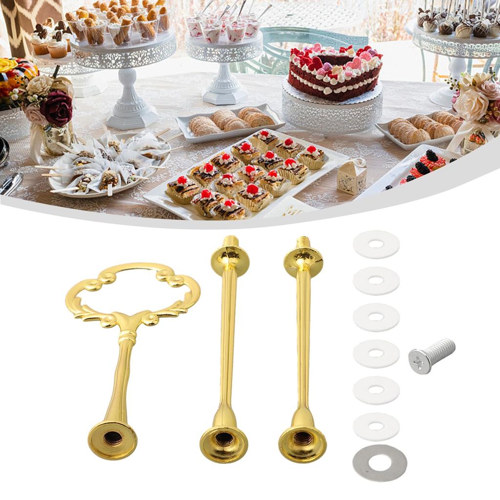 Cake Plate Stand 2 Or 3 Layers Zinc Alloy Detachable