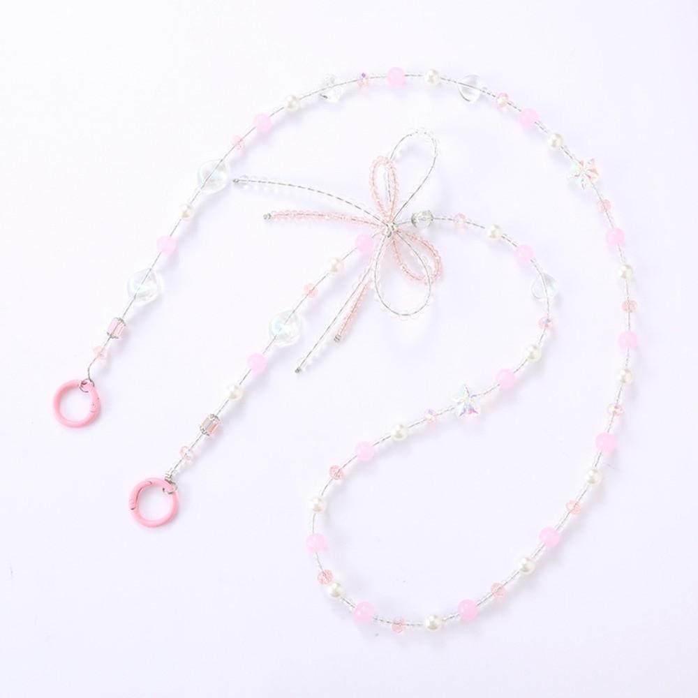 Bag Chain Beads Phone Lanyard Pearl Mobile Phone Crossbody Strap  Mobile Phone Pendant