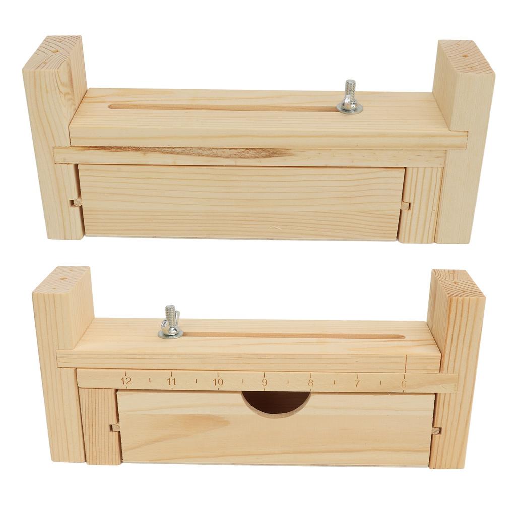 Drewniany Jig do Bransoletek Zestaw do Wyrobu Jigów do Bransoletek z 2 Paracordami 6 Klamrami 5 Zaciskami Łatwy w Użyciu Narzędzie do Ręcznego Dziania DIY