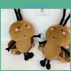 Cute Southern Cockroach Plush Backpack With Splicing Design For Daily Use