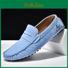 Größe Schuhe Wildleder Leder Plus Herren Mokassins Bequeme Freizeitschuhe Herren Fahrerschuhe Mokassins Herren Flache Schuhe Fußbekleidung
