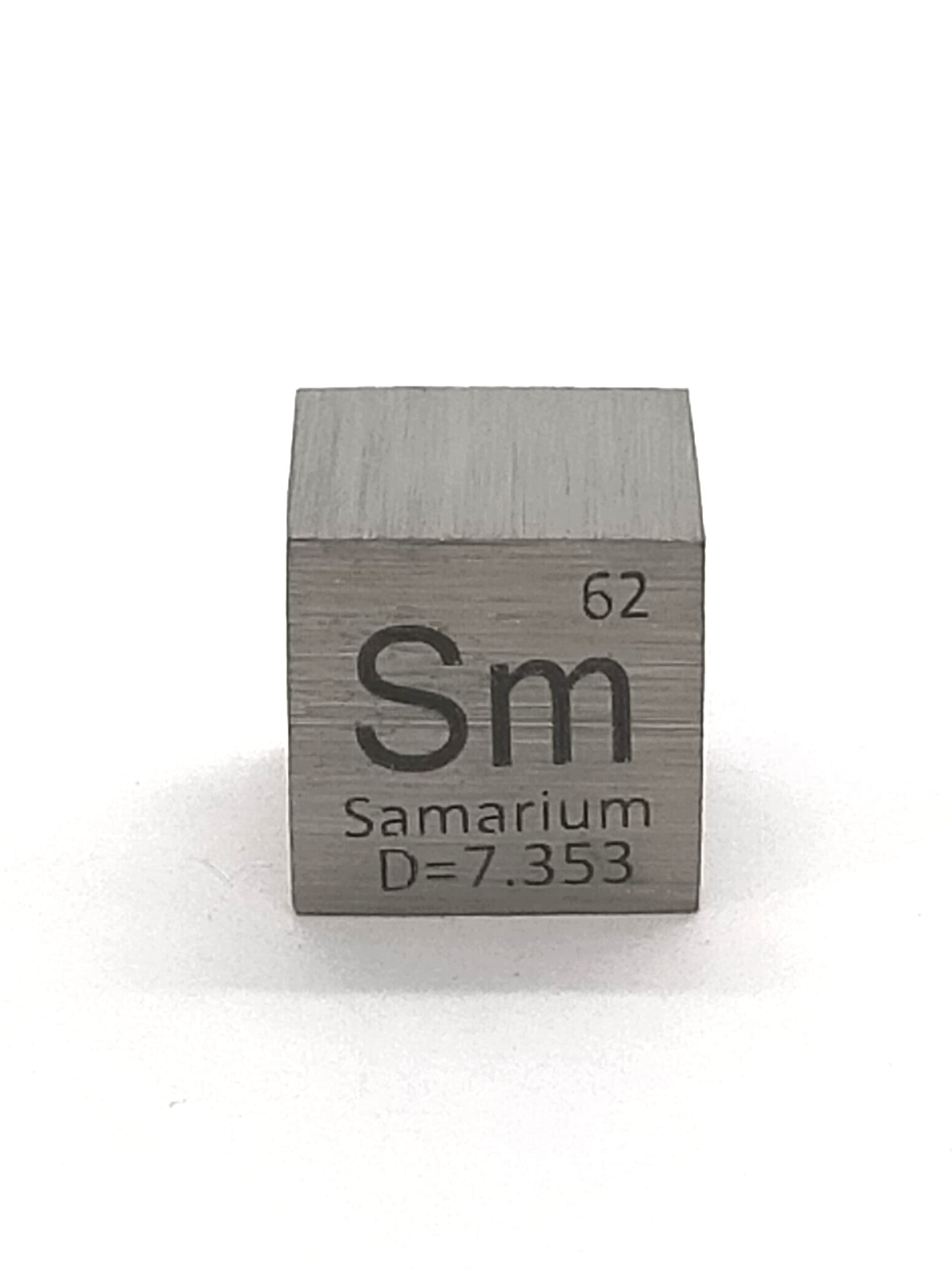Elemental Samarium marking normal specimen (Sm) (10mm cube, A, face)