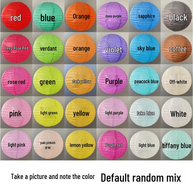 Ручные цветные бумажные фонарики для свадеб, фестивалей и DIY-декора