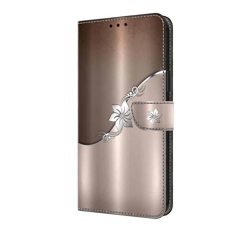 Étui Rose Fleur Edge60Pro/Edge60 Fusion pour Moto G86 G56 G85 G55 G35 G05 G84 G54 G34 G24 Étuis Portefeuille Housse Arrière en Cuir