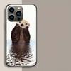 Lovely Otter Who Loves Clean Food Phone Case For Apple Iphone 16E 16 17 Pro Max Air 15 Pro 14 Plus 12 13 Mini Cover Cute