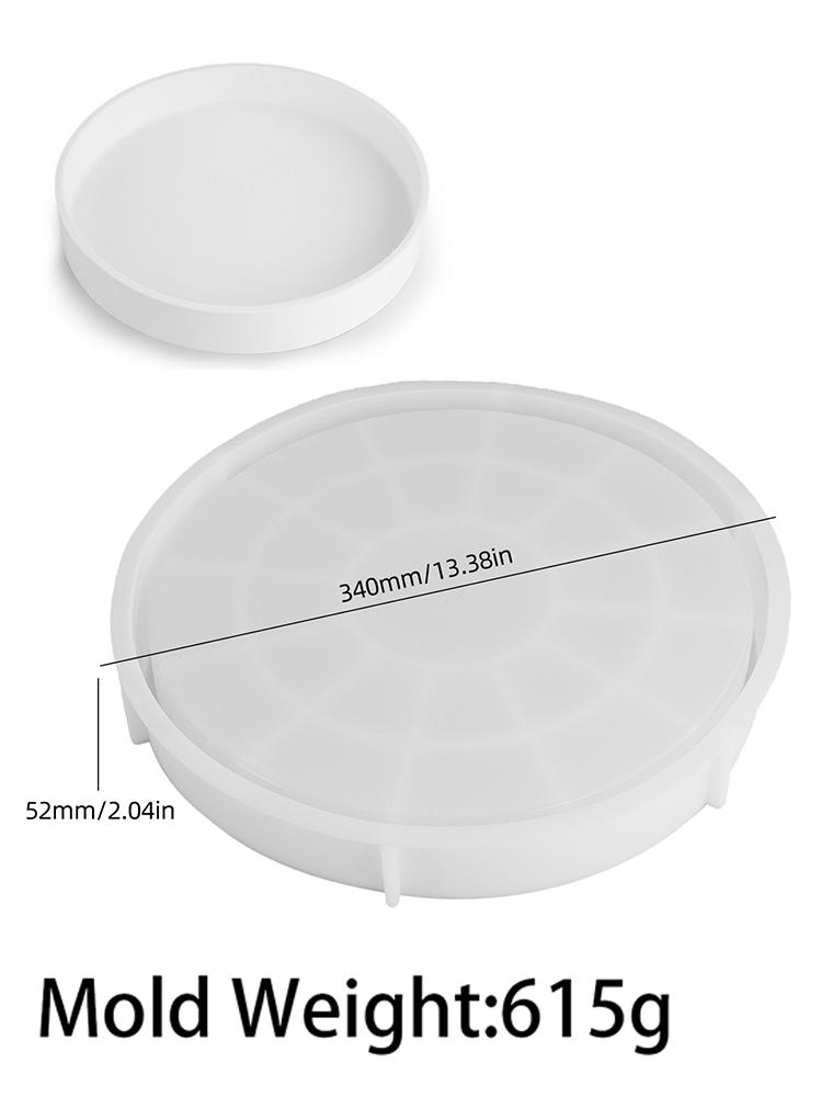 

Round Large Candle Bowl Container Silicone Mold DIY Home Dec Flowerpot Ornament Making Concrete Plaster Storage Tray Craft Molds