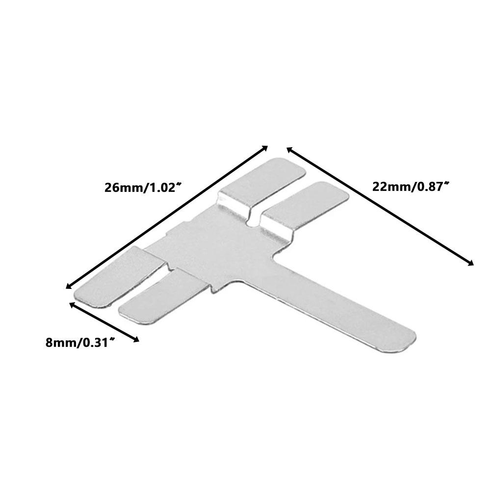 Nickel Strip Steel Strip 26*22mm 50Pcs Battery Pack Connection