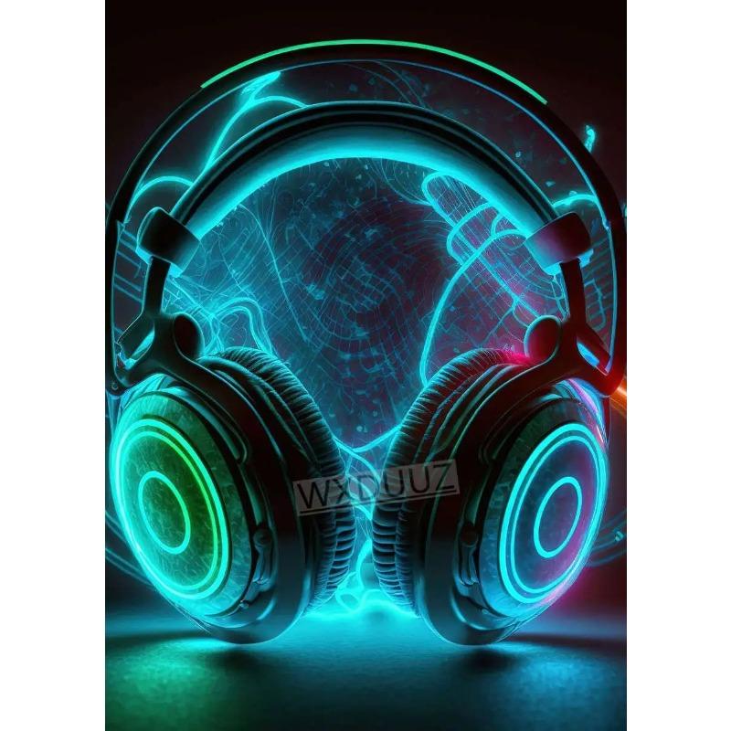 Colorful Punk Neon 80s Gamer Controller Cool Gaming Poster For Wall Art Esports Game Kawaii Room Decor Posters Canvas Painting