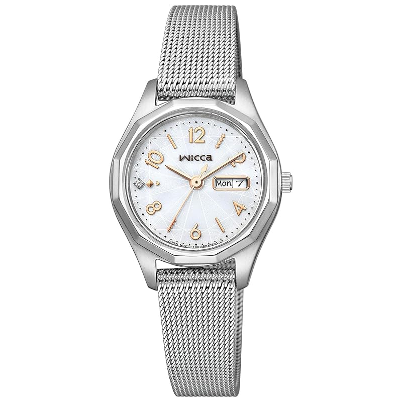 

[Citizen] watch wicca solar tech waterproof mesh band silver KH3-517-11 ladies