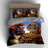Egyptian-themed cat. Bedding Duvet cover sets Duvet covers Pillowcases gifts (1 * Duvet Cover 2 * Pillowcases, without duvet insert)