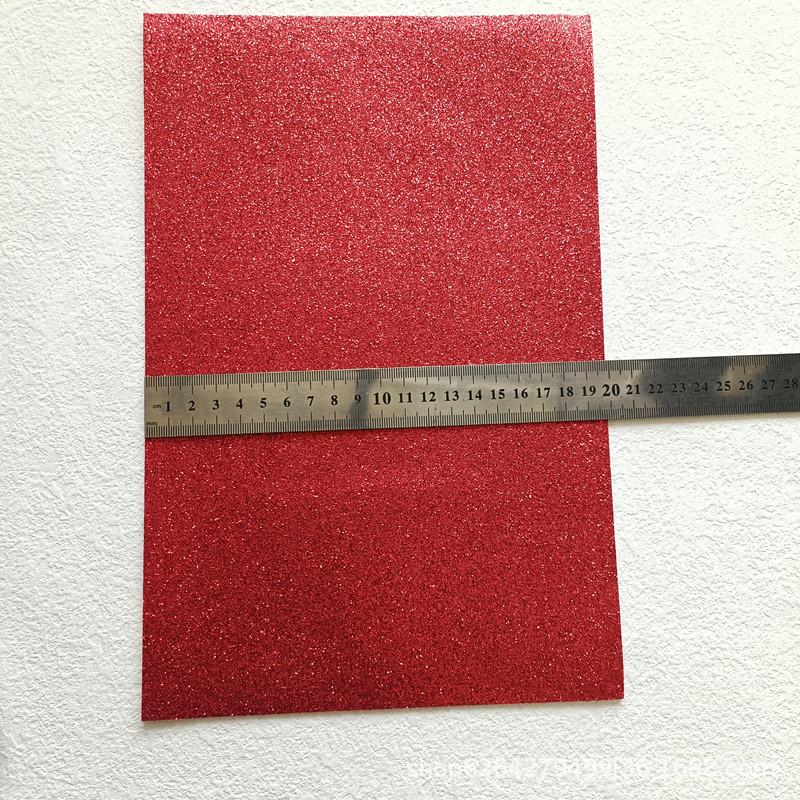 EVA Foam Glitter Gold Powder Paper for Handmade DIY Crafts, Sparkle Fan Accessories, and Base Material F334.