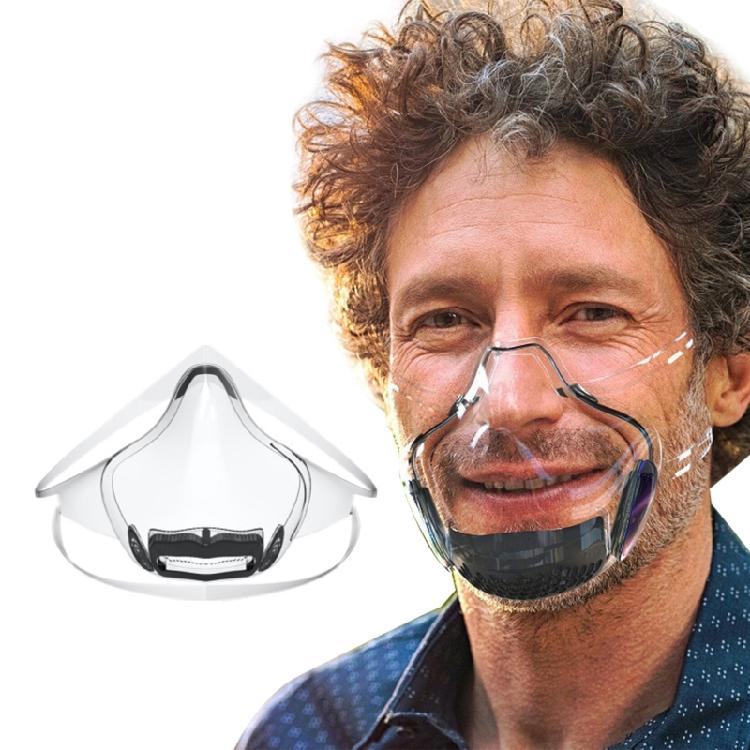 

Anti-Fog Clarity Face_Masks Plastic,Visible Clear Face_Mask Breathable Mouth чорний