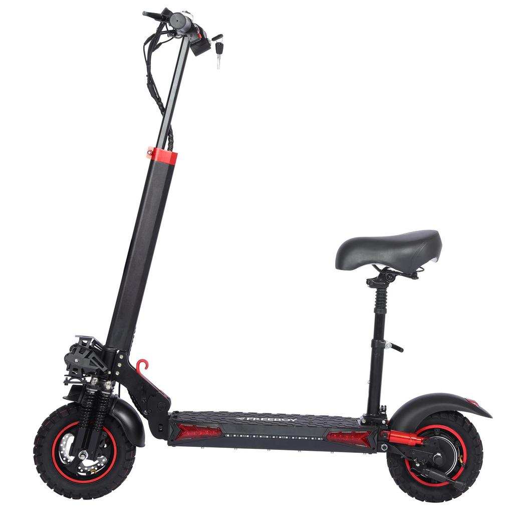 FREEBOY J11MAX Electric Scooter, 48V 18Ah Battery, Dual Disc Brakes