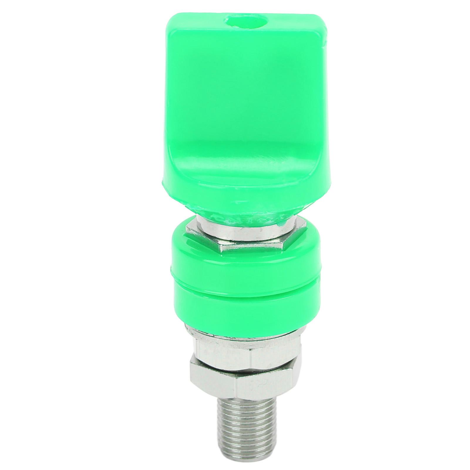 

Binding Post Wire Terminal Connector M10 Thread 100A Large Current for 4mm Banana PlugGreen
