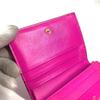 Valentino Studs Logo Compact Wallet Folded Wallet Leather Pink