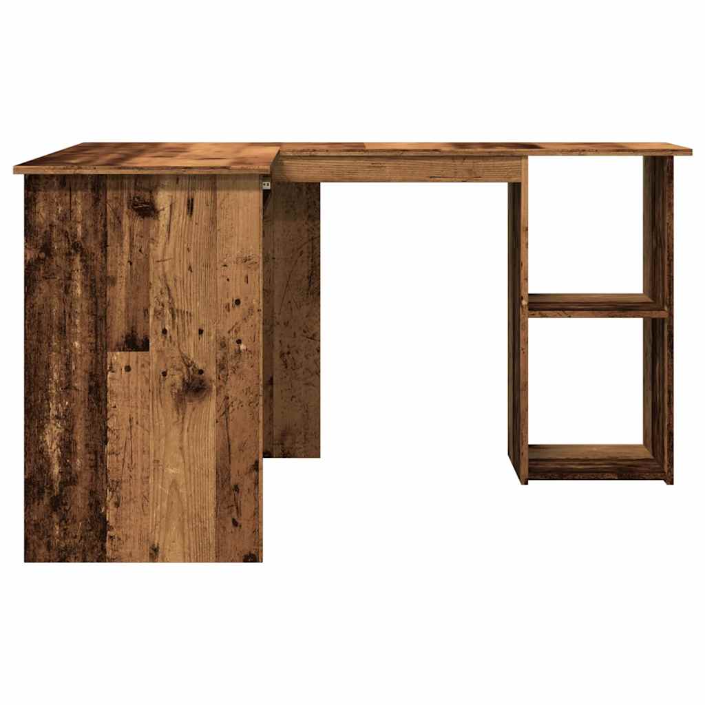 Vidaxl Scrivania Angolare, Legno Vecchio, 120X140X75 Cm