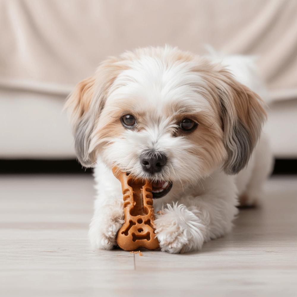 Bone Chicken Leg Shaped Puppy Teething Toy Non-Toxic Dog Molar Toy  For Small Medium Dogs